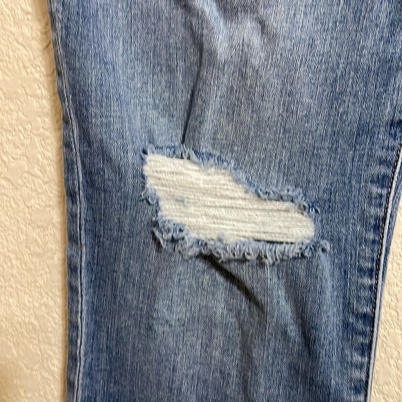 Joe's Jeans Women's Straight Leg Jeans - Distressed Blue - Picture 5 of 10